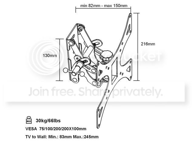 New Articulating TV Wall Mount for VIZIO VA26LHDTV10T | eBay