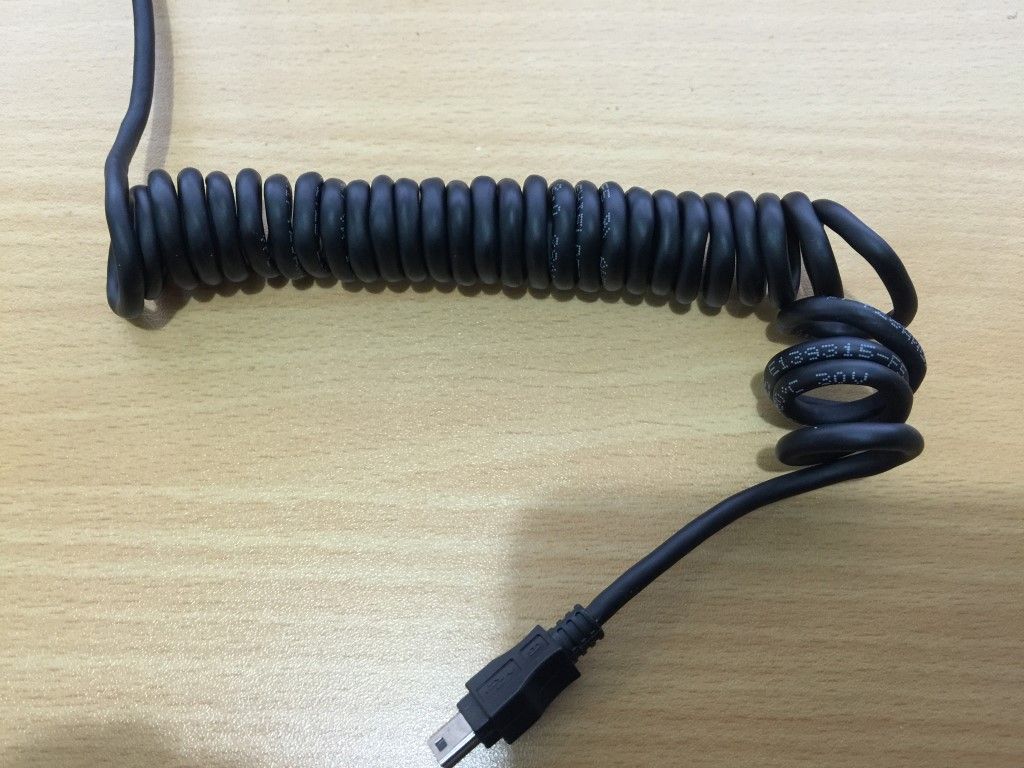 How to make your own coiled USB cables out of a standard USB cable